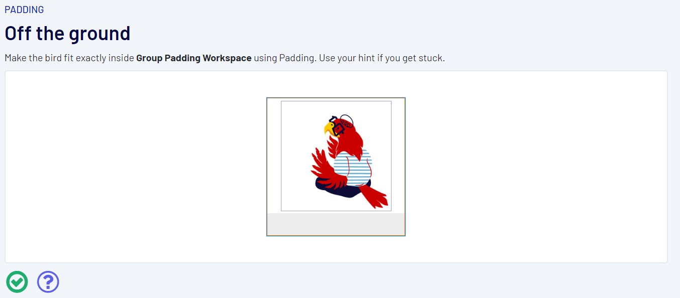 Off the groundの答え