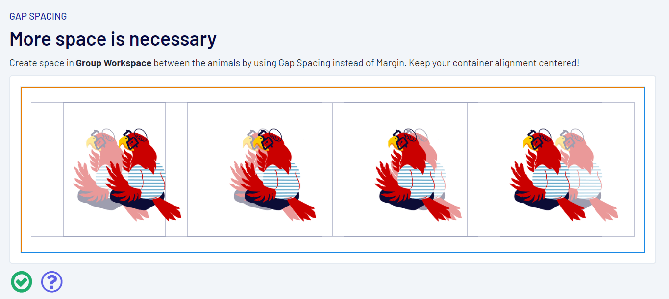 More space is necessary