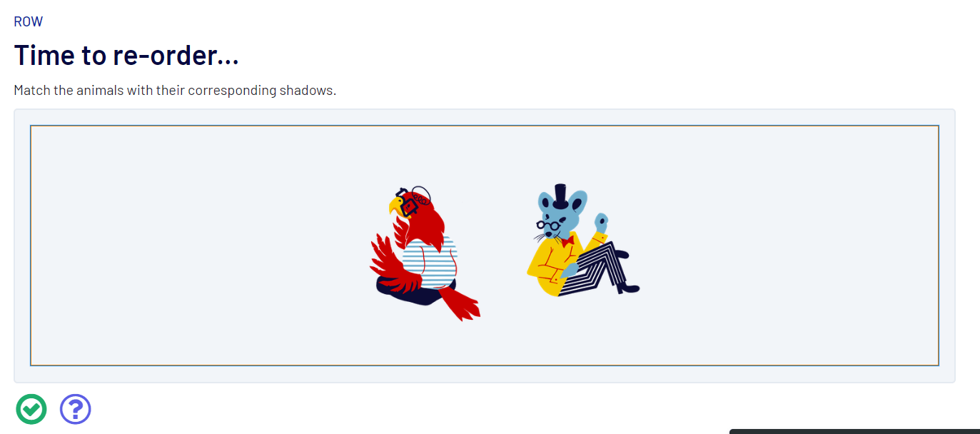 Time to re-order...の答え