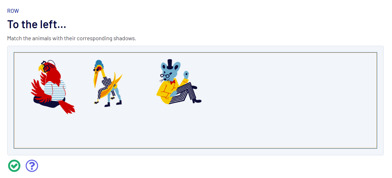 To the left...の答え