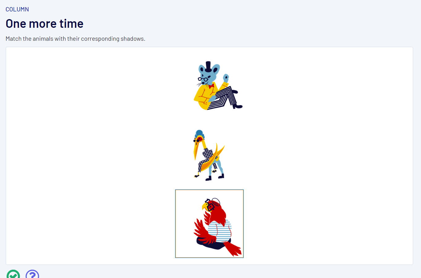 One more timeの答え