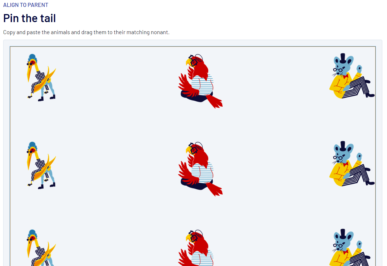 Pin the tailの答え