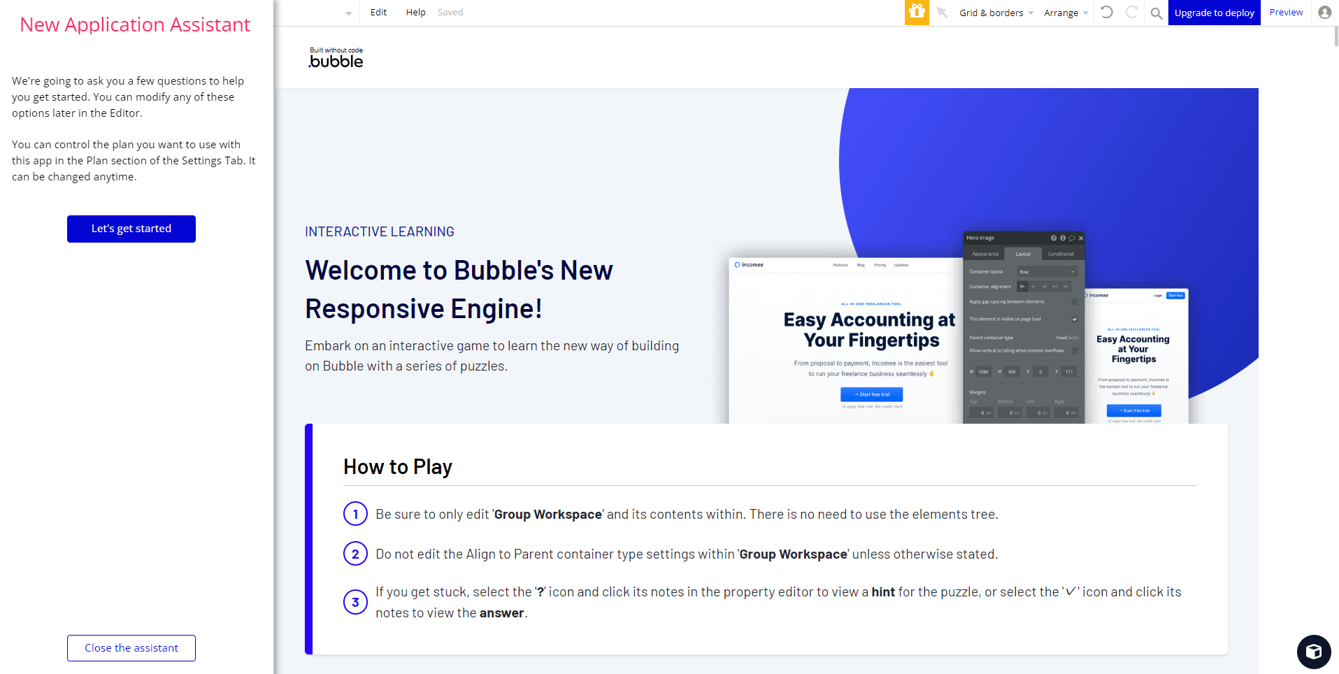 新規作成されたアプリ
