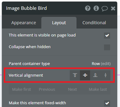 動物の垂直方向を変更
