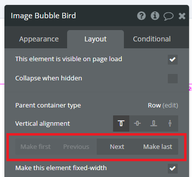 動物の順序を変更