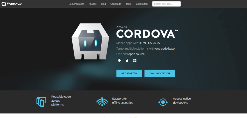Apache Cordva（旧：Adobe PhoneGap）