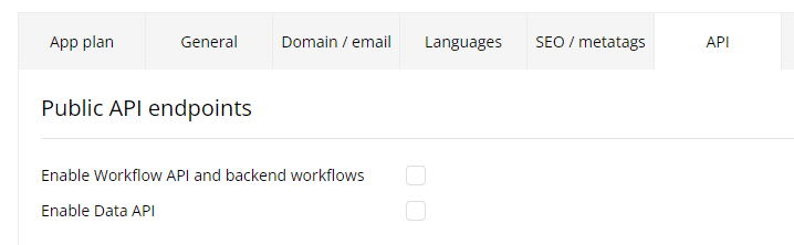 APIエンドポイント
